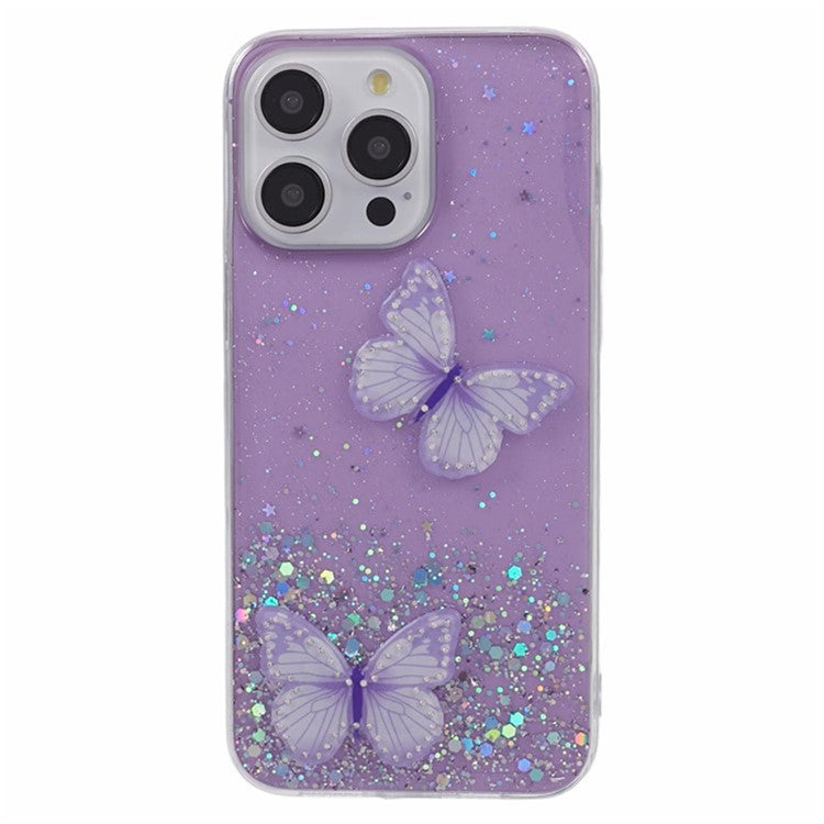 WANLONFENG AW Series for iPhone 12 Pro Max TPU Case with Screen Protector Butterfly Aesthetic Phone Cove