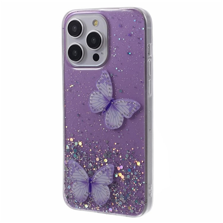 WANLONFENG AW Series for iPhone 12 Pro Max TPU Case with Screen Protector Butterfly Aesthetic Phone Cove