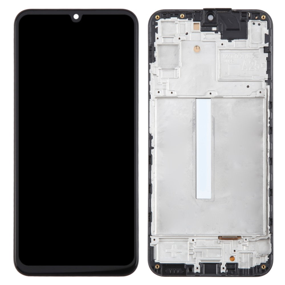 For Samsung Galaxy A25 5G (Global) (161.0 X 76.5 X 8.3mm) A256 Grade C LCD Screen and Digitizer Assembly + Frame (In-Cell Technology) (Without Logo)