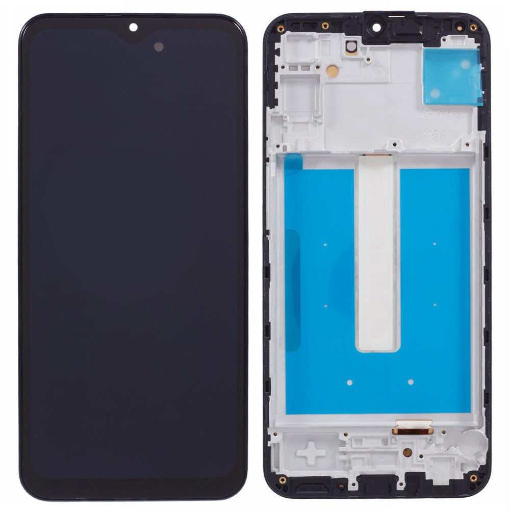 For Samsung Galaxy M34 5G M346 Grade C OLED Screen and Digitizer Assembly + Frame Replacement Part (Without Logo)