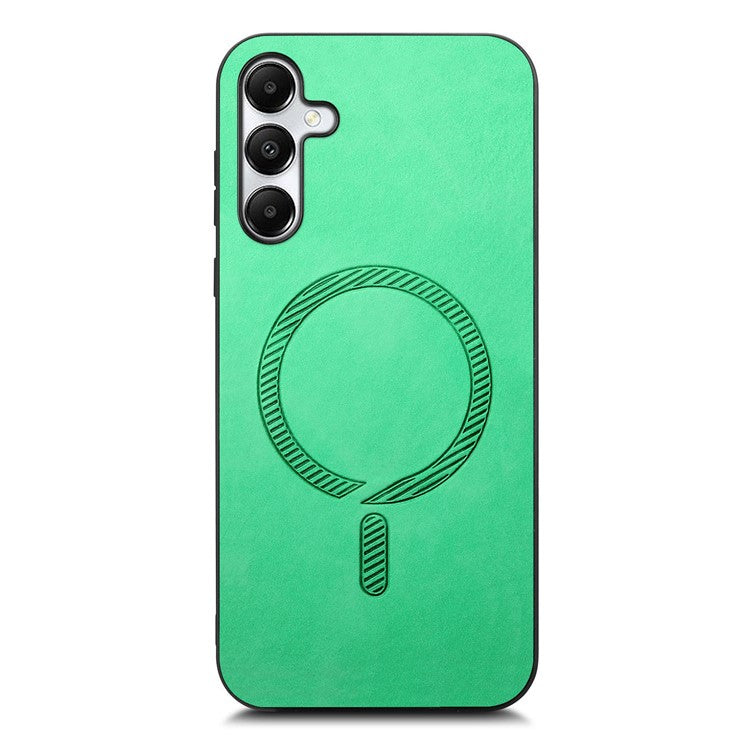 For Samsung Galaxy A05s 4G Leather Back Case Compatible with MagSafe Skin-Touch Phone Cover