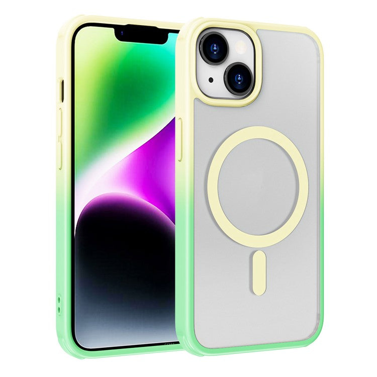 Magnetiskt skal för iPhone 14/13, Silkeslent TPU+PC