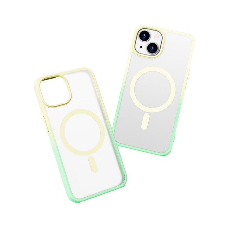 Magnetiskt skal för iPhone 14/13, Silkeslent TPU+PC