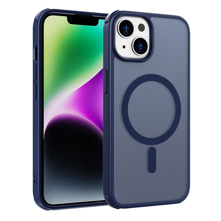 Magnetiskt skal för iPhone 14/13, Silkeslent TPU+PC