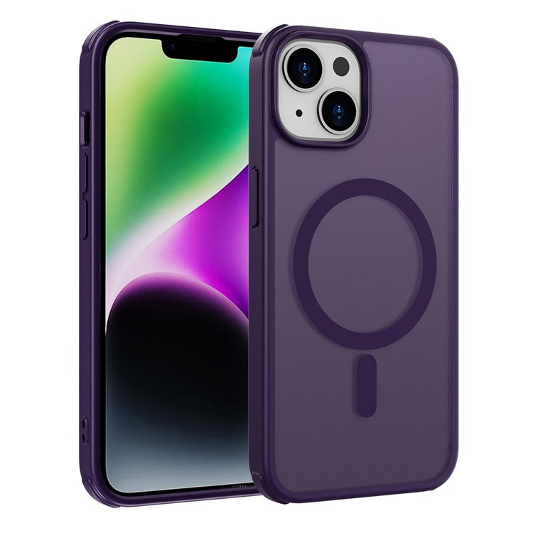 Magnetiskt skal för iPhone 14/13, Silkeslent TPU+PC