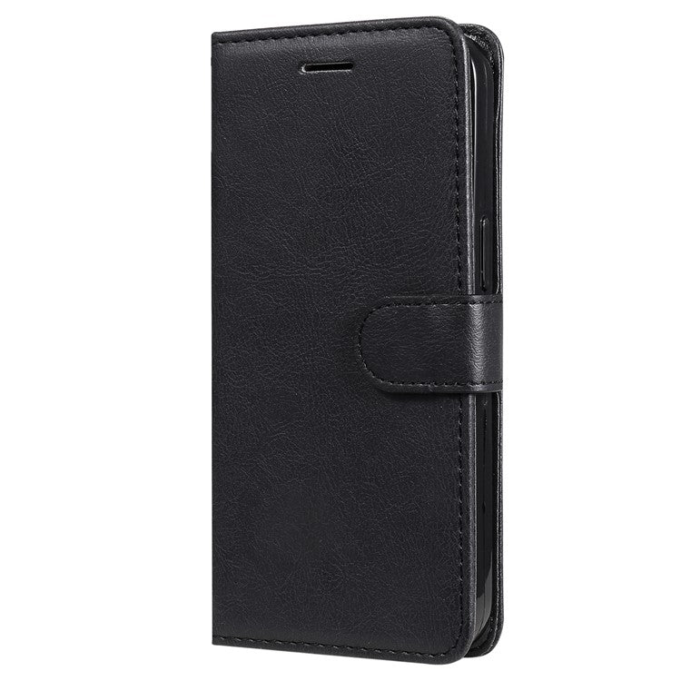 For Samsung Galaxy A17 / A26 5G / A16 5G / A16 4G Case Solid Color Leather Mobile Cover Wallet Stand with Strap