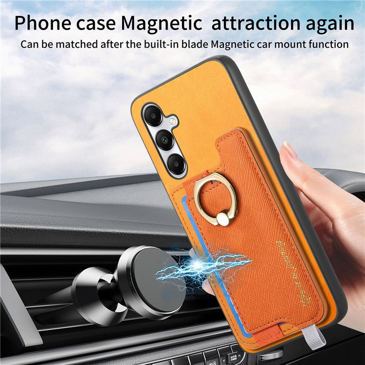 B5 For Samsung Galaxy A05s 4G Case 2-in-1 Magnetic Detachable Card Holder Leather+TPU Phone Cover