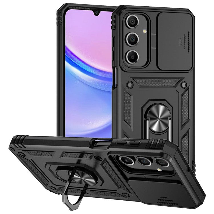 For Samsung Galaxy A16 5G / A16 4G Case PC + TPU Phone Cover Lens Ultimate Protection Kickstan