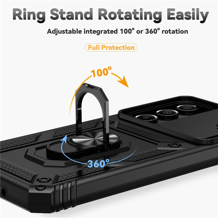 For Samsung Galaxy A16 5G / A16 4G Case PC + TPU Phone Cover Lens Ultimate Protection Kickstan