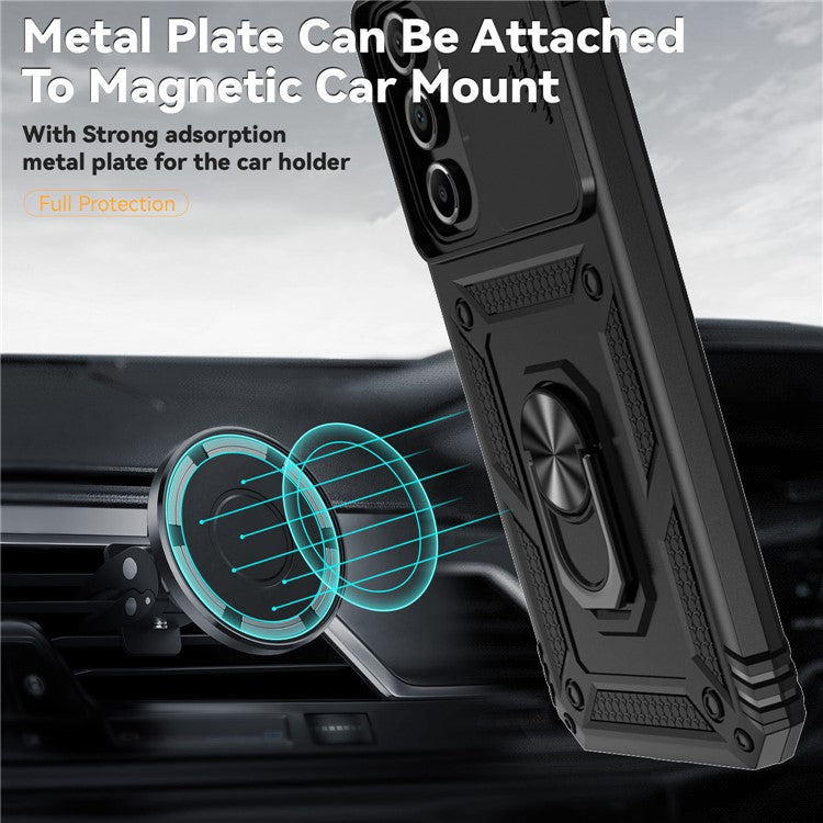 For Samsung Galaxy A16 5G / A16 4G Case PC + TPU Phone Cover Lens Ultimate Protection Kickstan
