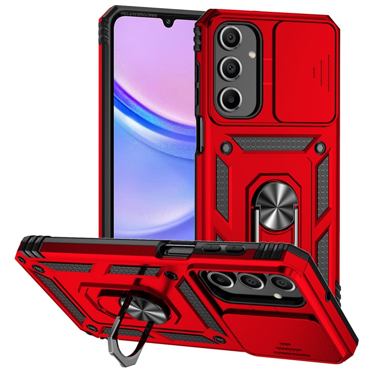For Samsung Galaxy A16 5G / A16 4G Case PC + TPU Phone Cover Lens Ultimate Protection Kickstan