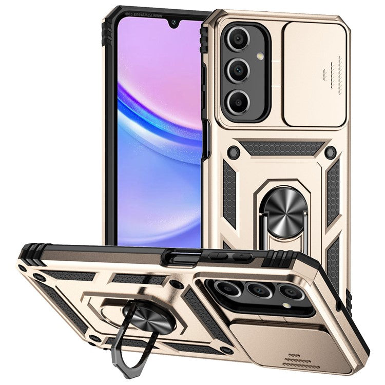 For Samsung Galaxy A16 5G / A16 4G Case PC + TPU Phone Cover Lens Ultimate Protection Kickstan