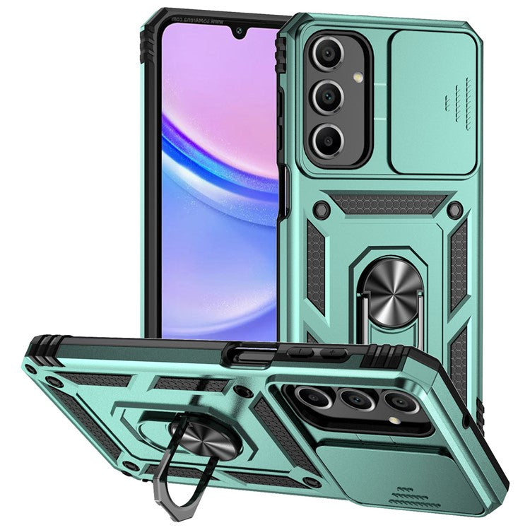 For Samsung Galaxy A16 5G / A16 4G Case PC + TPU Phone Cover Lens Ultimate Protection Kickstan
