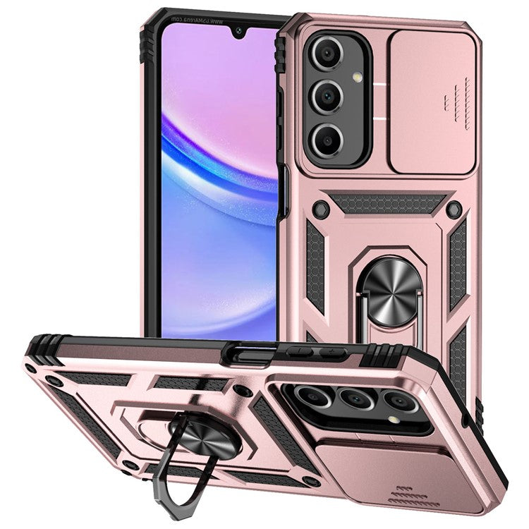 For Samsung Galaxy A16 5G / A16 4G Case PC + TPU Phone Cover Lens Ultimate Protection Kickstan