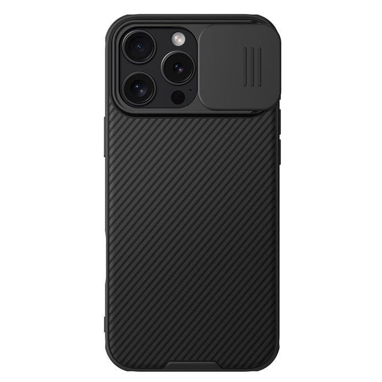 NILLKIN Camshield Pro Series för iPhone 16 Pro Max Fodral PC+TPU Skjutkameralock Telefonskydd