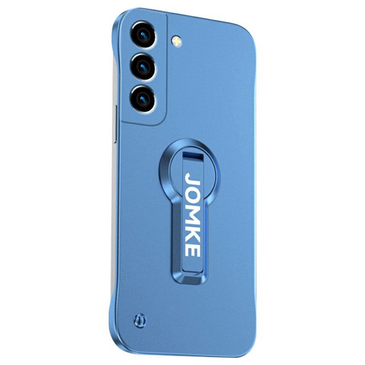 For Samsung Galaxy S23+ Case Hard PC Frameless Baking Paint Kickstand Phone Cover