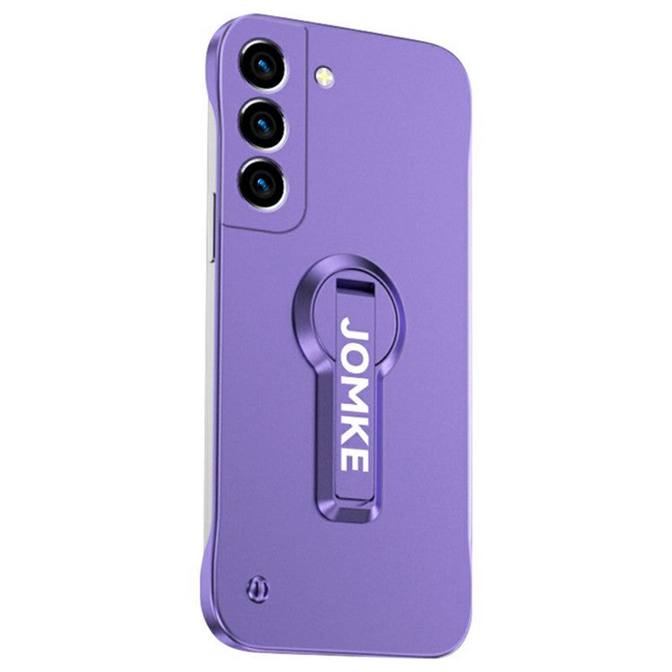 For Samsung Galaxy S23+ Case Hard PC Frameless Baking Paint Kickstand Phone Cover