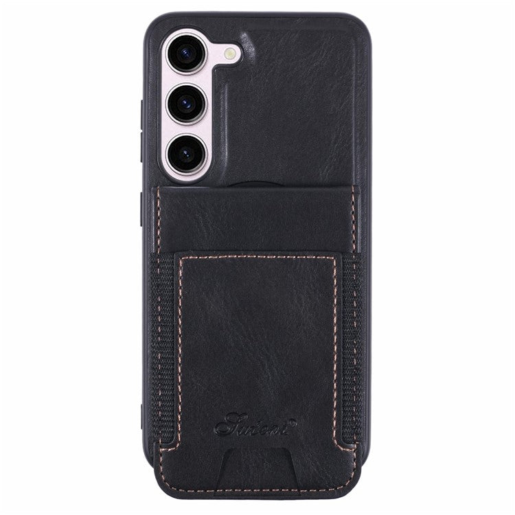 SUTENI H17 For Samsung Galaxy S23+ Case Compatible with MagSafe Card Holder Kickstand Phone Cover