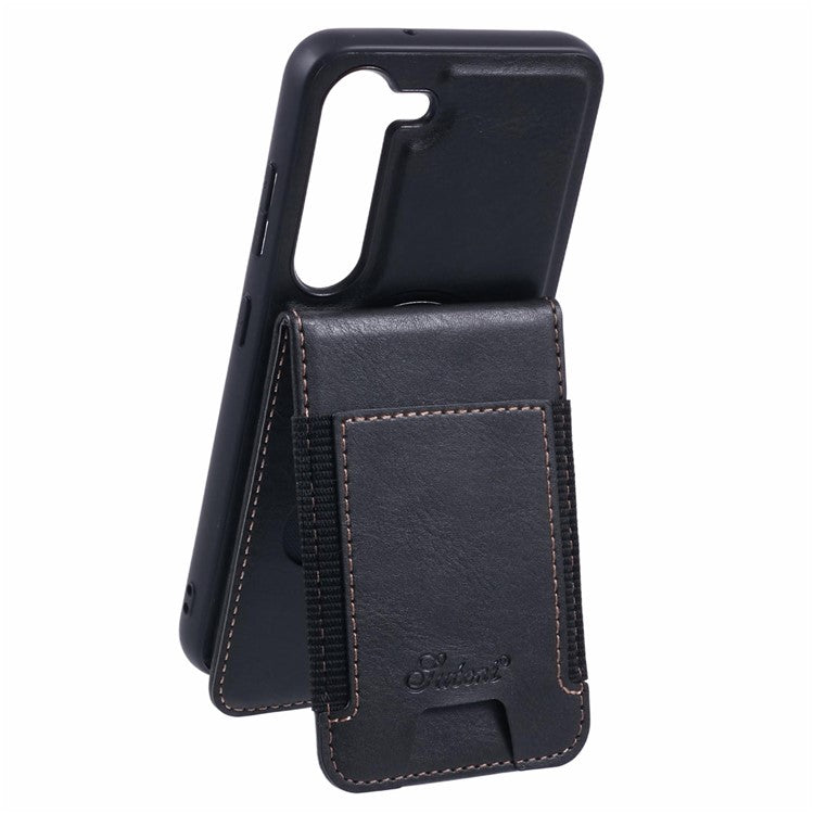 SUTENI H17 For Samsung Galaxy S23+ Case Compatible with MagSafe Card Holder Kickstand Phone Cover
