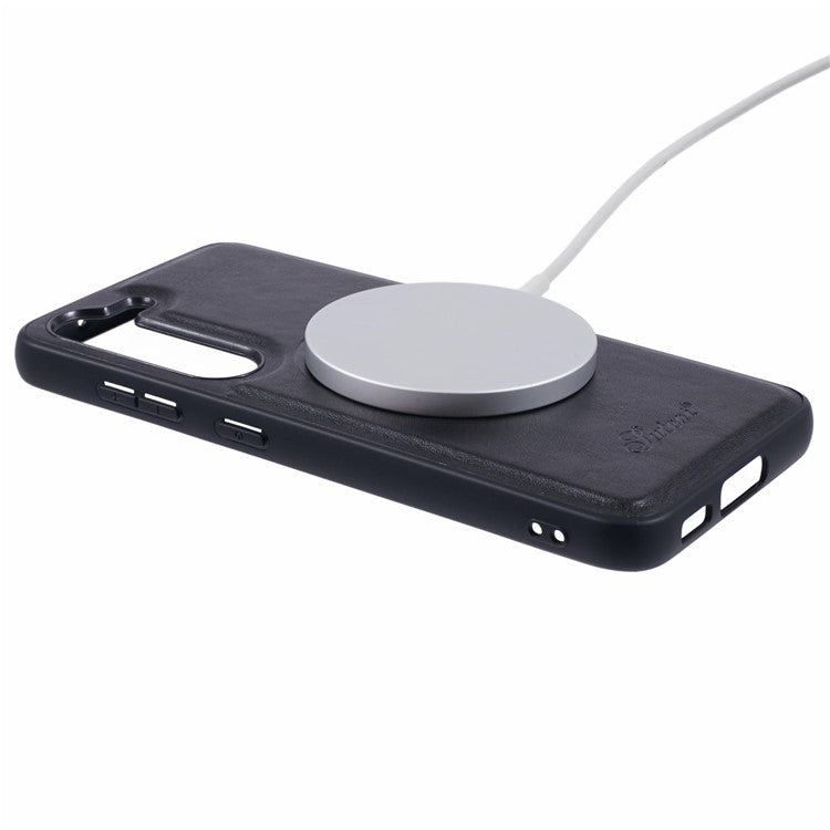 SUTENI H17 For Samsung Galaxy S23+ Case Compatible with MagSafe Card Holder Kickstand Phone Cover