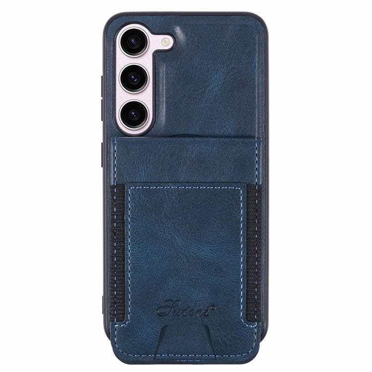 SUTENI H17 For Samsung Galaxy S23+ Case Compatible with MagSafe Card Holder Kickstand Phone Cover