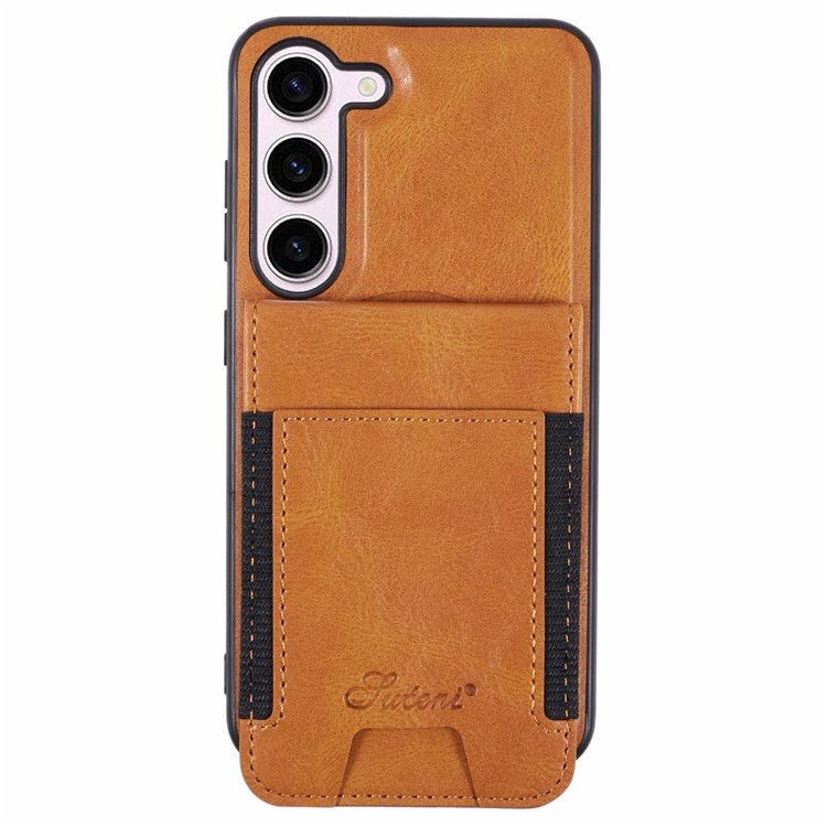 SUTENI H17 For Samsung Galaxy S23+ Case Compatible with MagSafe Card Holder Kickstand Phone Cover