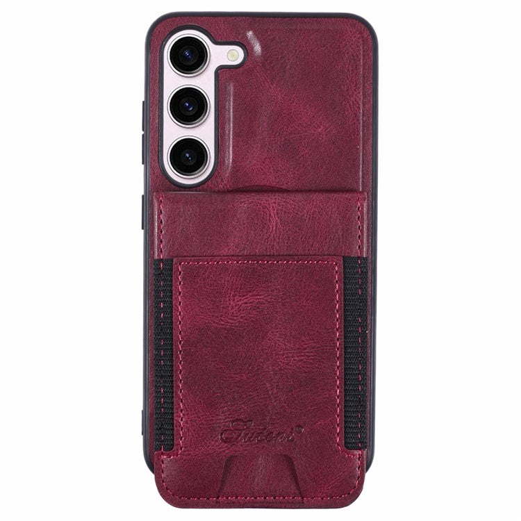 SUTENI H17 For Samsung Galaxy S23+ Case Compatible with MagSafe Card Holder Kickstand Phone Cover