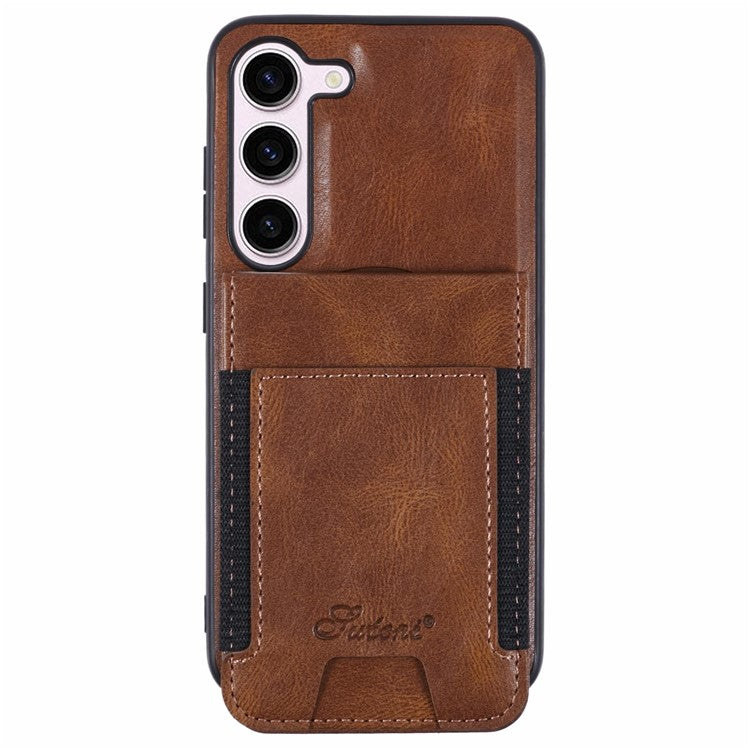 SUTENI H17 For Samsung Galaxy S23+ Case Compatible with MagSafe Card Holder Kickstand Phone Cover