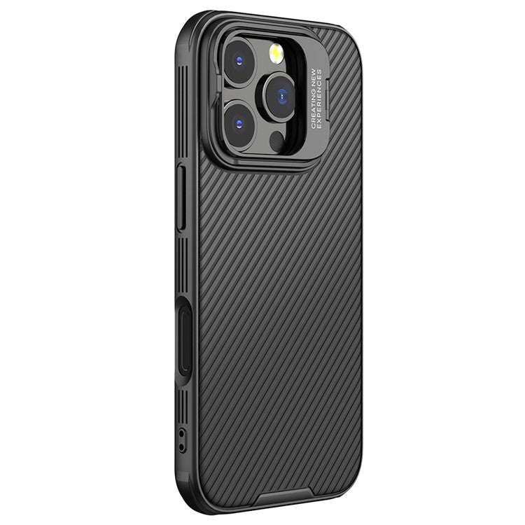 NILLKIN Camshield Prop Series för iPhone 16 Pro Max-fodral Kompatibel med MagSafe TPU+PC-telefonskydd med linsram