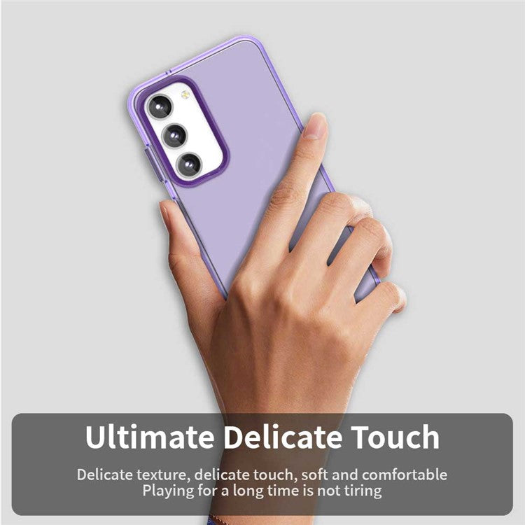 For Samsung Galaxy S23+ Case PC+TPU+PET Matte Anti-Drop Phone Back Cover