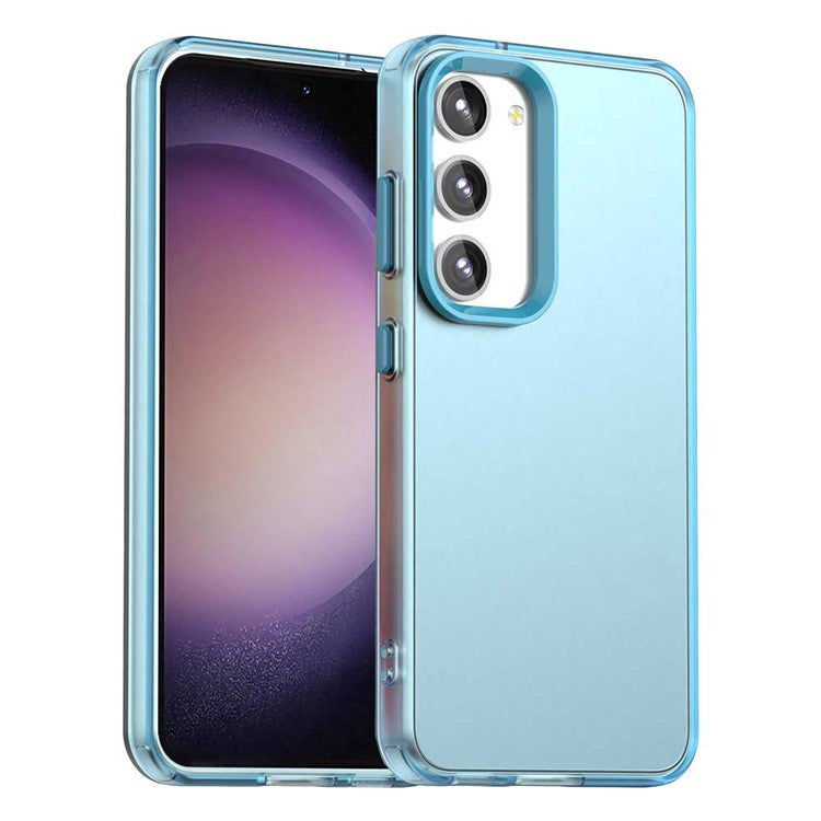 For Samsung Galaxy S23+ Case PC+TPU+PET Matte Anti-Drop Phone Back Cover