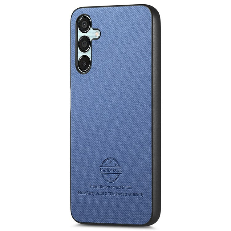 For Samsung Galaxy A25 5G (Global) (161.0 x 76.5 x 8.3mm) Case Cloth Texture Leather+PC+TPU Anti-Drop Phone Cover