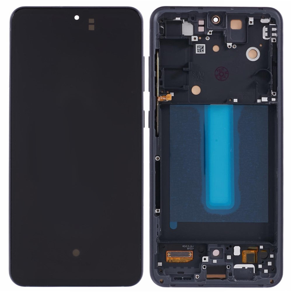 For Samsung Galaxy S21 FE 5G G990 Grade C OLED Screen and Digitizer Assembly + Frame (Without Logo)