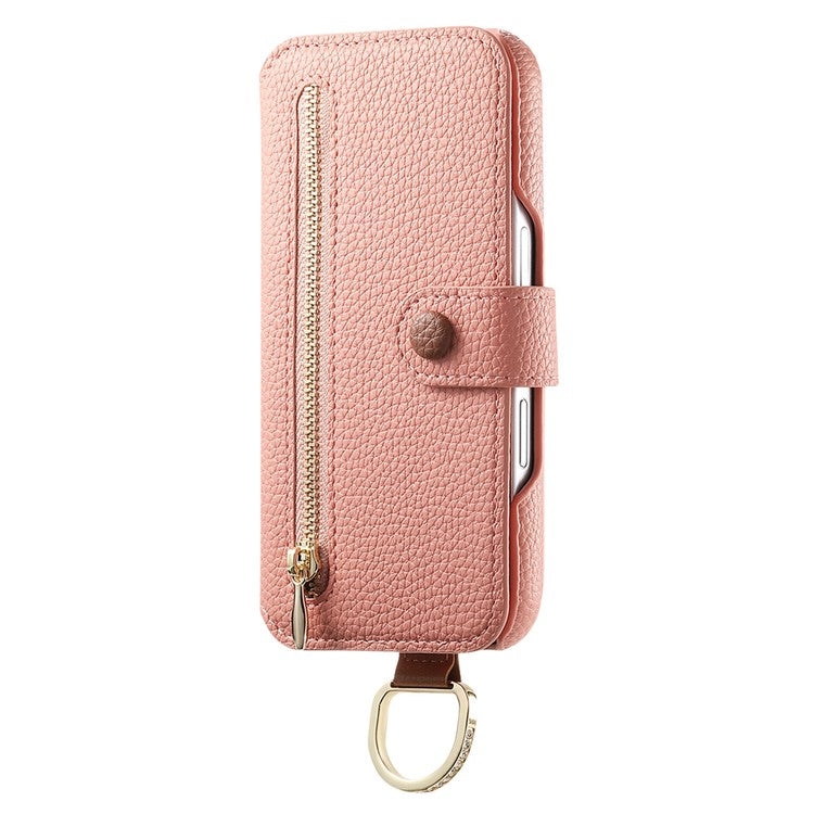 For Samsung Galaxy S23+ Case RFID Blocking Zipper Wallet PU Leather Mobile Cover