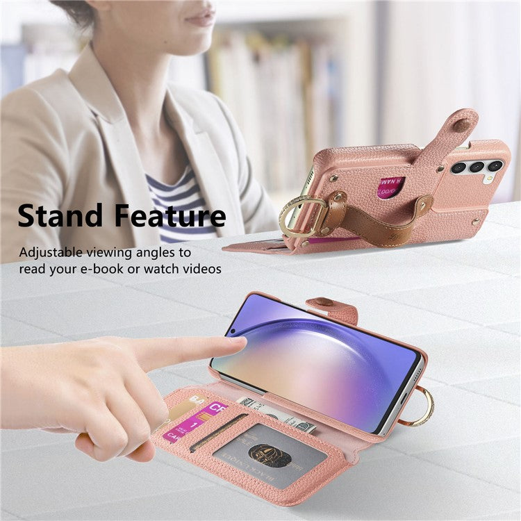 For Samsung Galaxy S23+ Case RFID Blocking Zipper Wallet PU Leather Mobile Cover