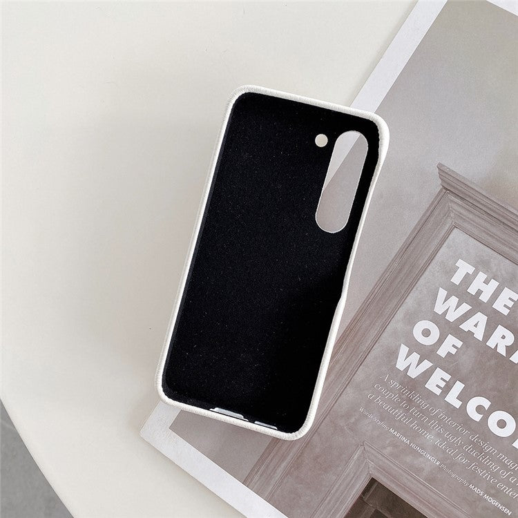 For Samsung Galaxy S23+ Case Wristband Kickstand PU Leather + PET Phone Cover