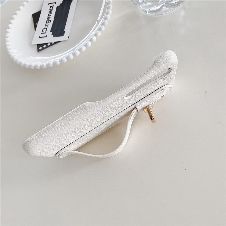 For Samsung Galaxy S23+ Case Wristband Kickstand PU Leather + PET Phone Cover