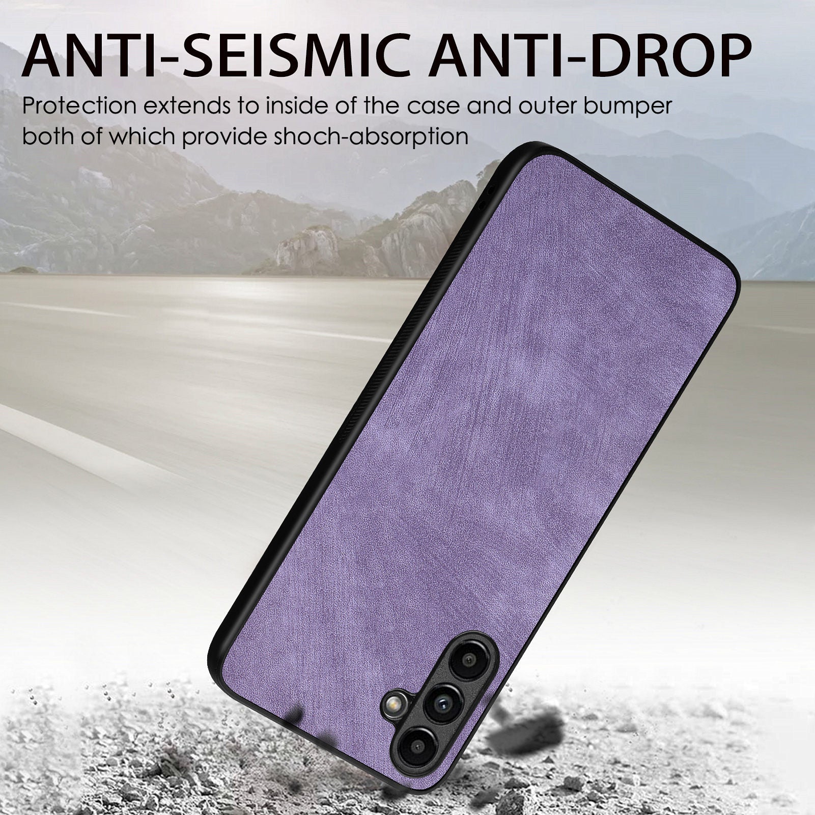 For Samsung Galaxy A15 4G / Galaxy A15 5G Case Shockproof Slim Retro Leather Phone Back Cover