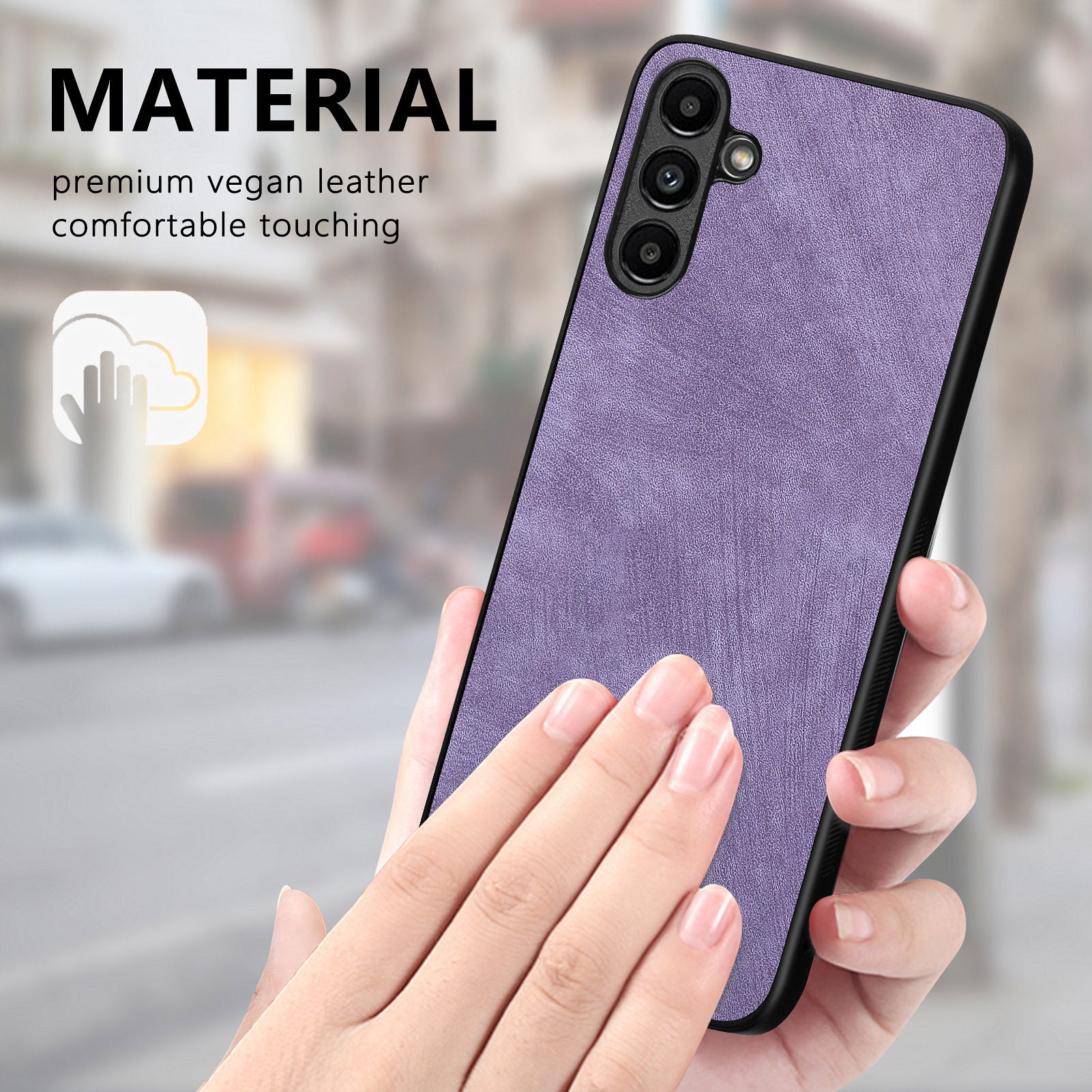 For Samsung Galaxy A15 4G / Galaxy A15 5G Case Shockproof Slim Retro Leather Phone Back Cover