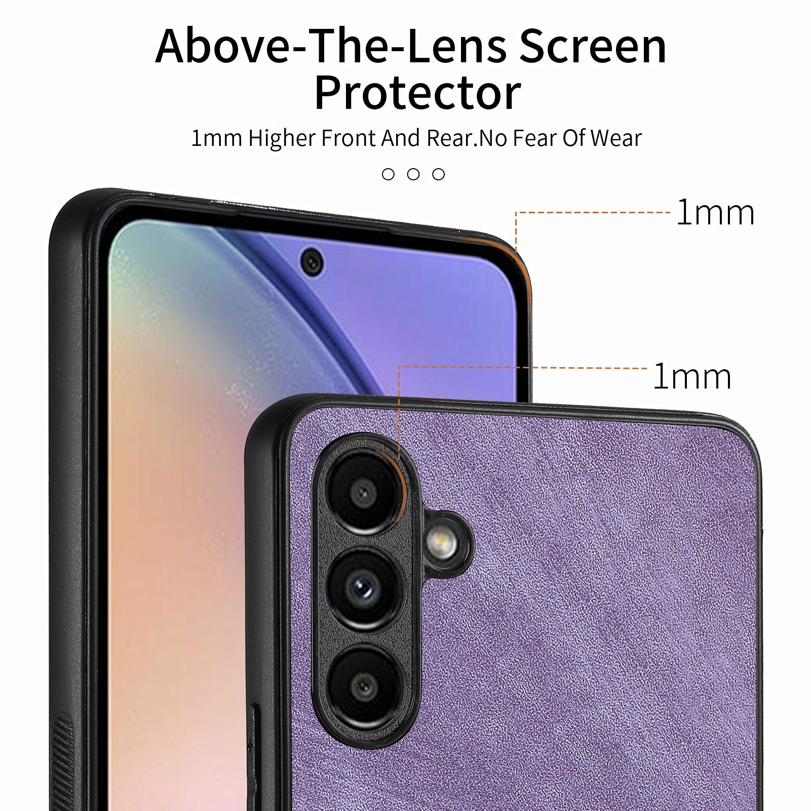 For Samsung Galaxy A15 4G / Galaxy A15 5G Case Shockproof Slim Retro Leather Phone Back Cover