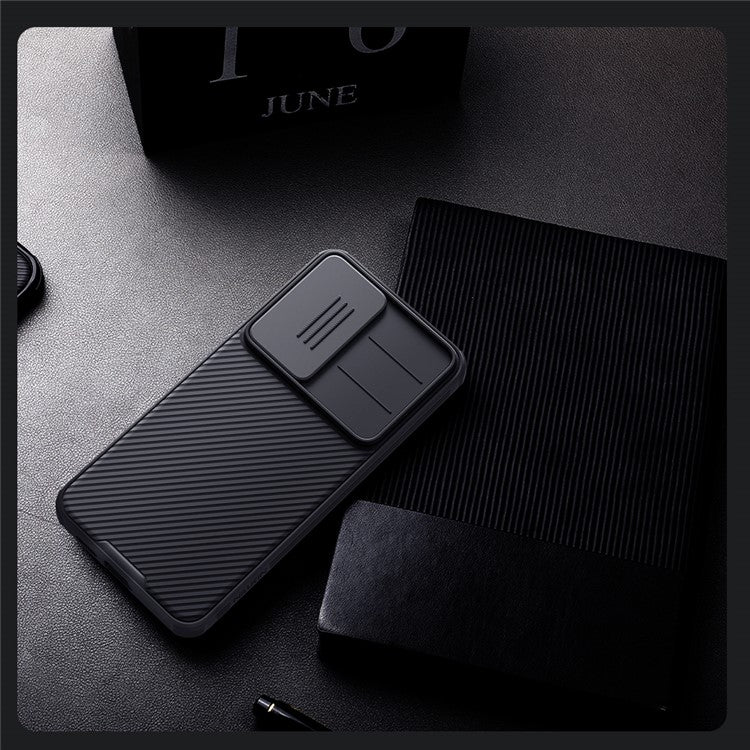 NILLKIN Camshield Pro Series för Samsung Galaxy S25 Fodral PC + TPU Slide Kameralock Telefonskydd