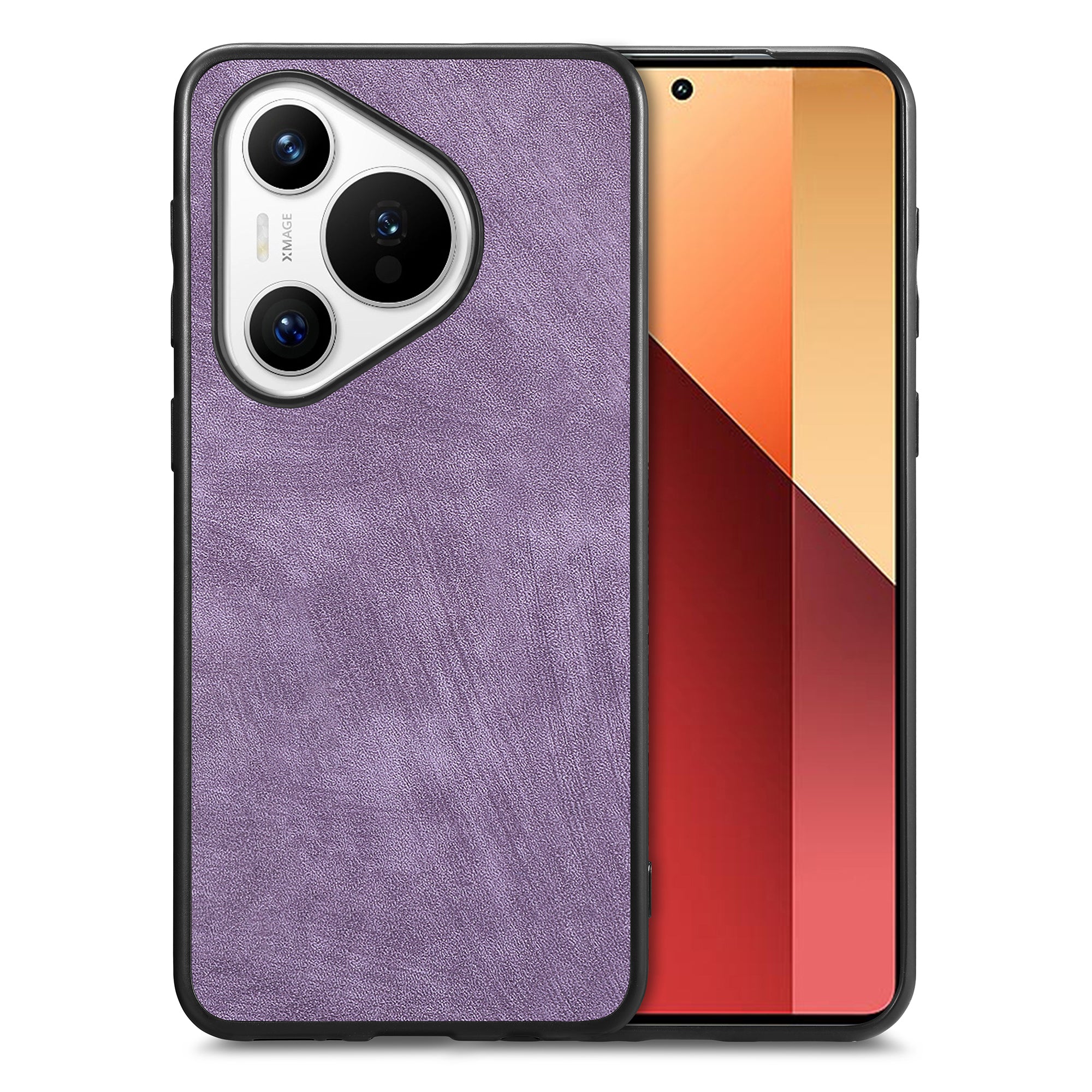 För Huawei Pura 70 Stötsäker Slim Retro Läder