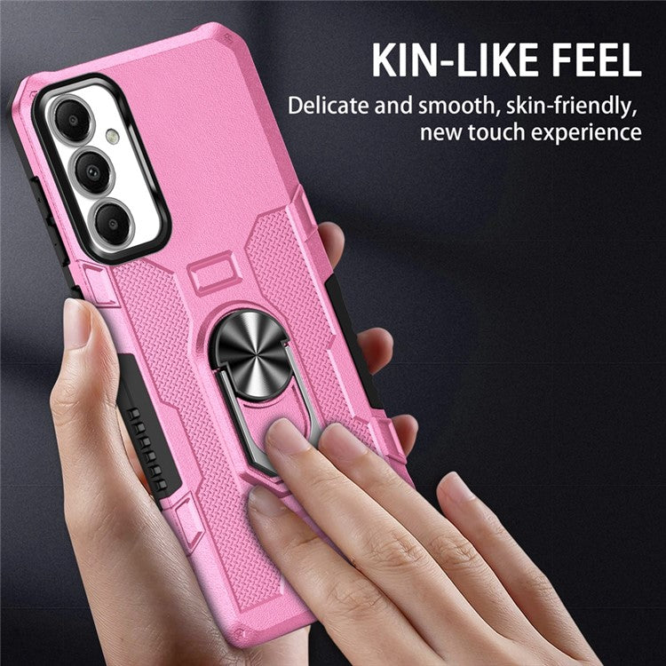 For Samsung Galaxy A05s 4G Phone Case Ring Kickstand PC + TPU Shockproof Cover