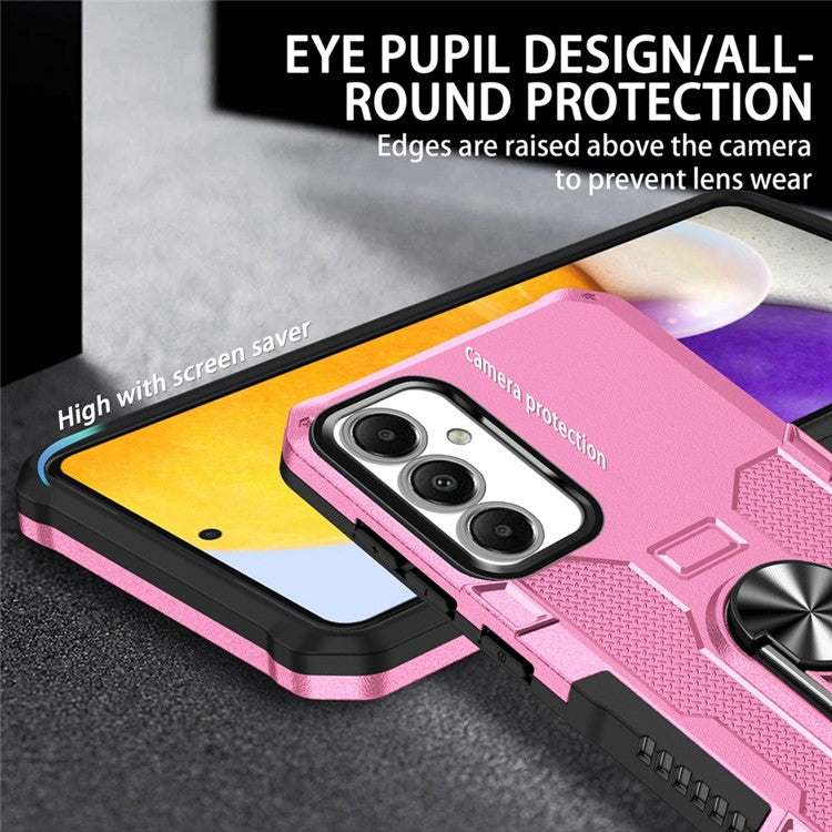 For Samsung Galaxy A05s 4G Phone Case Ring Kickstand PC + TPU Shockproof Cover