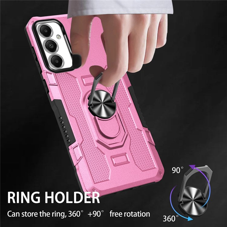 For Samsung Galaxy A05s 4G Phone Case Ring Kickstand PC + TPU Shockproof Cover