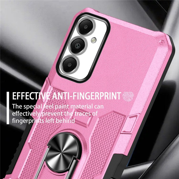 For Samsung Galaxy A05s 4G Phone Case Ring Kickstand PC + TPU Shockproof Cover