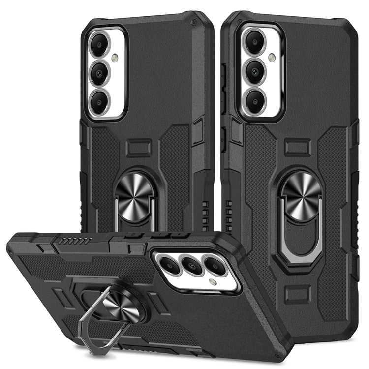 For Samsung Galaxy A05s 4G Phone Case Ring Kickstand PC + TPU Shockproof Cover