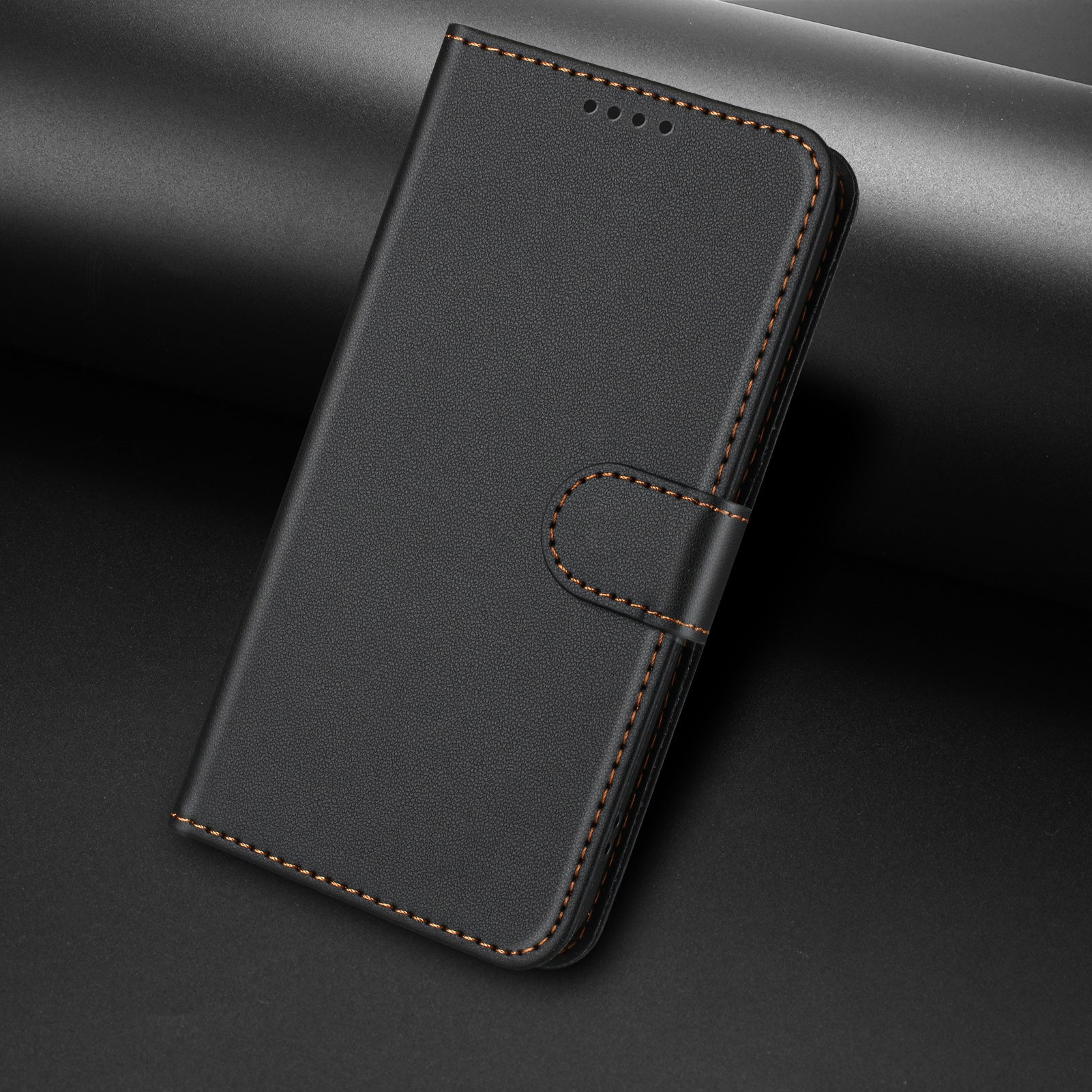 For Samsung Galaxy S23 Leather Case Wallet Stand Solid Color Anti Drop Phone Cover