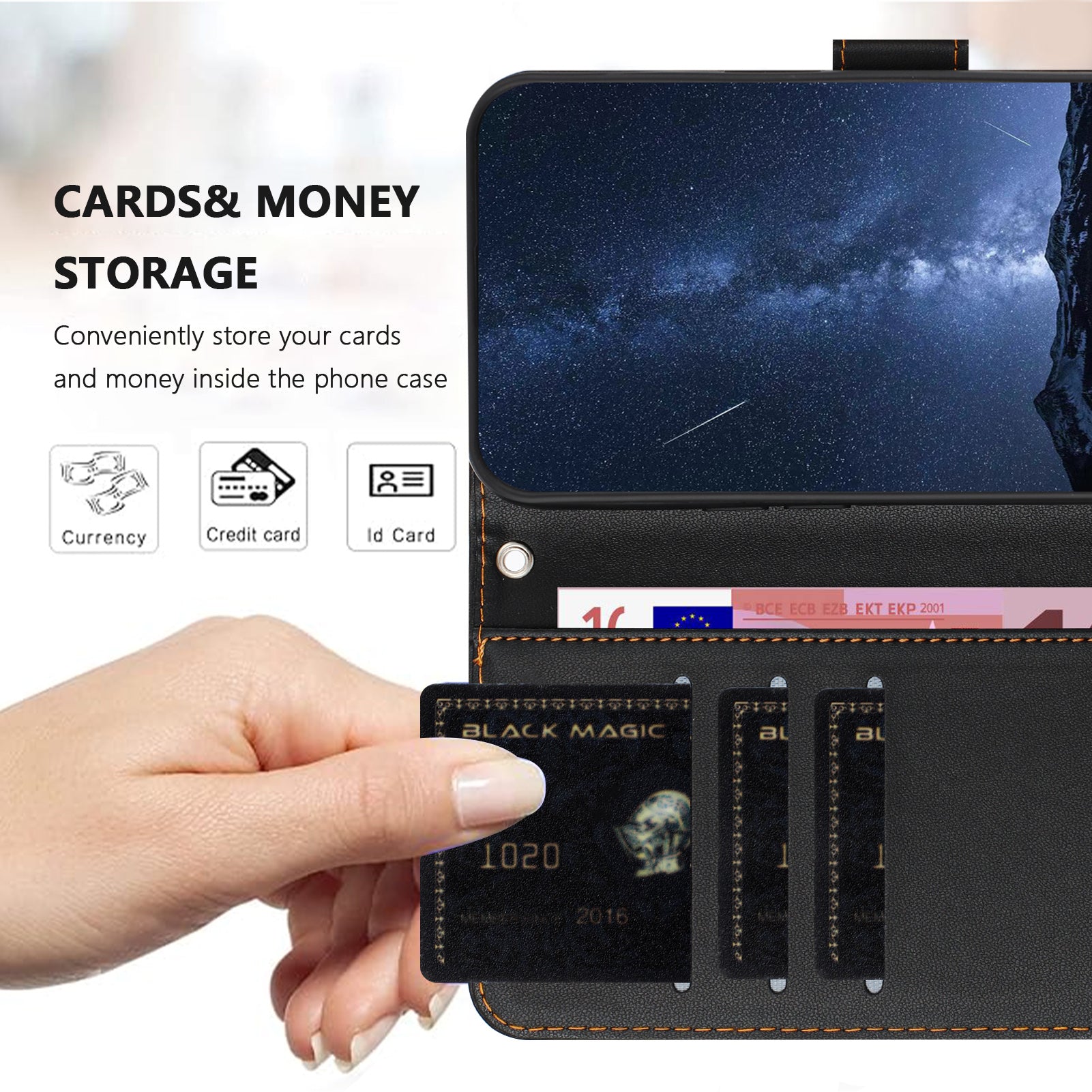 For Samsung Galaxy A15 4G / Galaxy A15 5G Leather Case Wallet Stand Solid Color Anti Drop Phone Cover