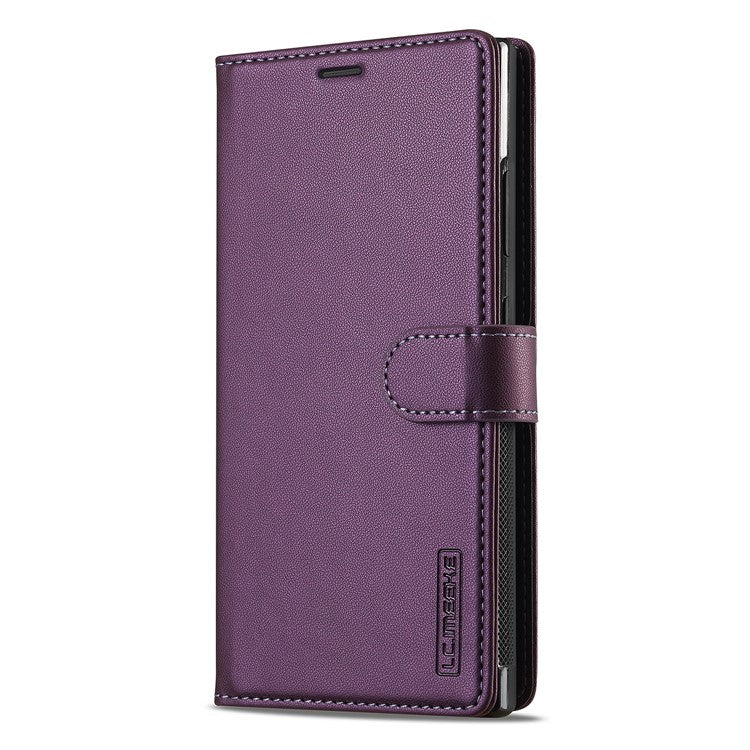 LC.IMEEKE L2-serien för Samsung Galaxy S25 Ultra-fodral PU-läderplånbok Avtagbart magnetiskt telefonfodral